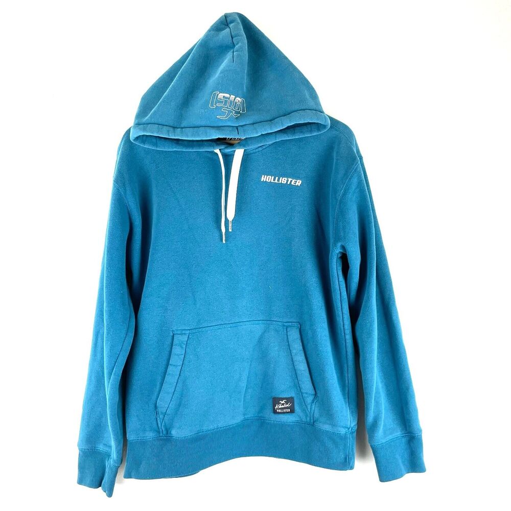 Hollister x Khalid Blue Pullover Hoodie Size Small